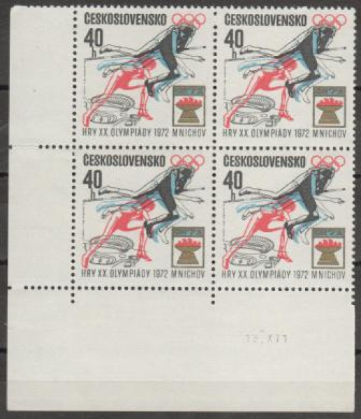 1934 čtyřblok ** - 1971